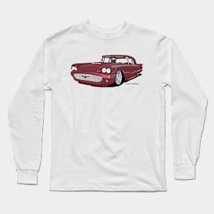 Maroon car Long Sleeve T-Shirt